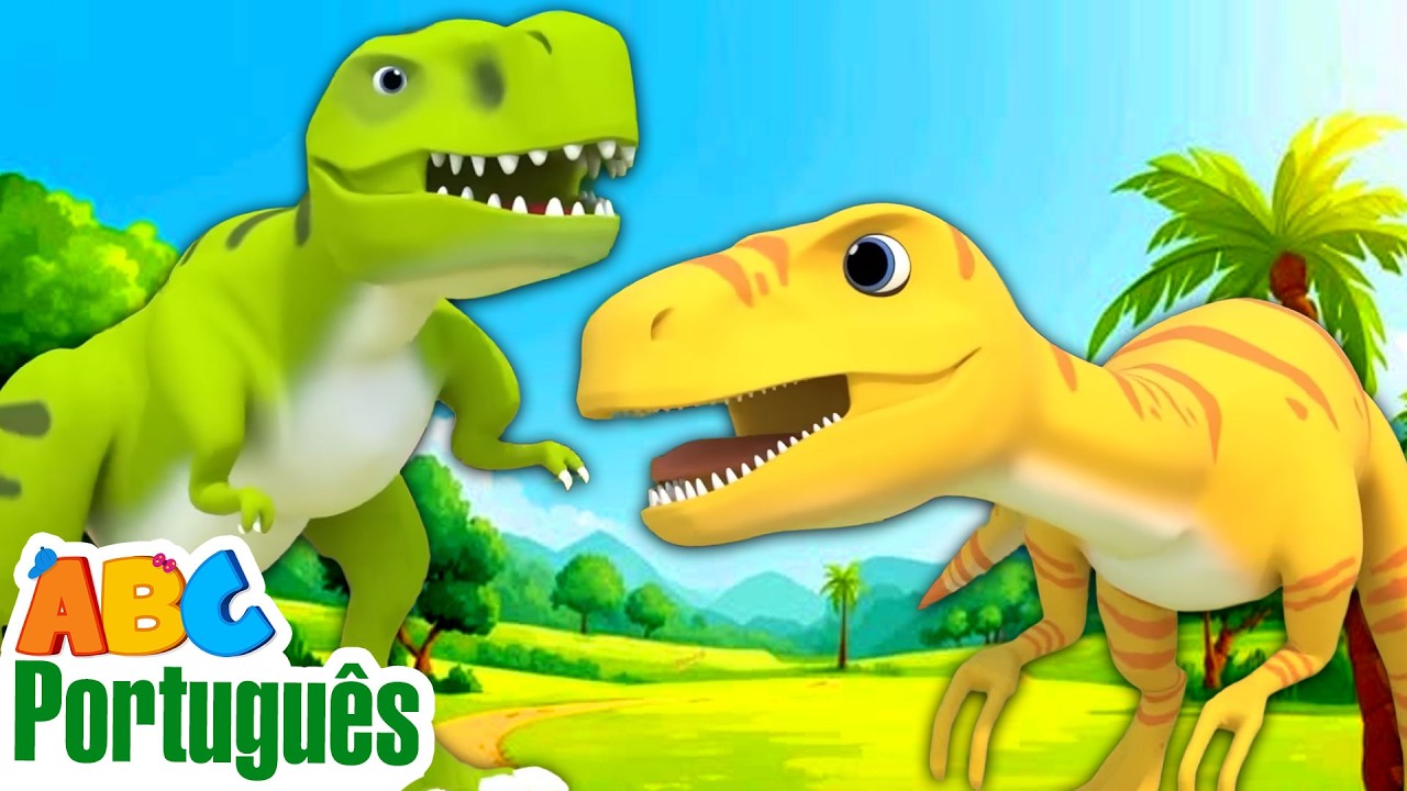 Canção do T-Rex Dinossauro 🦖 | músicas para crianças | Aqui Bebês Cantam