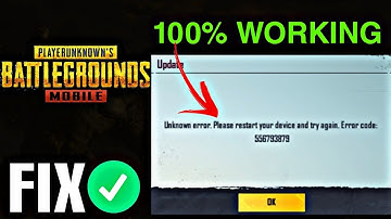 unknown error please restart your device and try again error code | Pubg Mobile Login Problem Solve