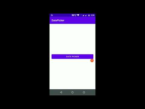 Date picker using android studio Android Development Course:19 ||android app development ||ieee proj