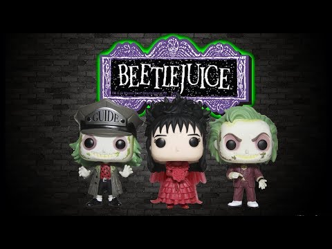 BEETLEJUICE Funko pop collection Review | Hot Topic Beetlejuice Pops