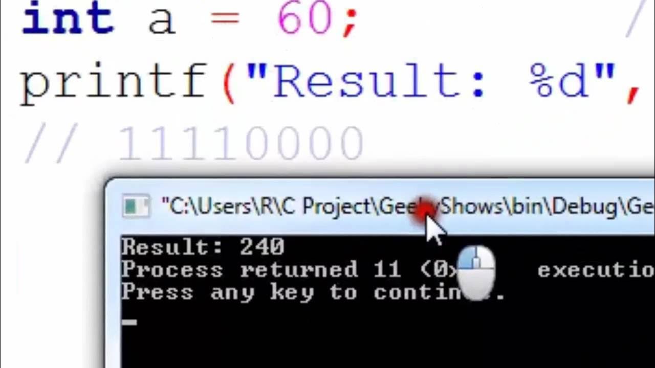 34. Bitwise operator Left Shift and Right Shift in C Programming (Hindi ...