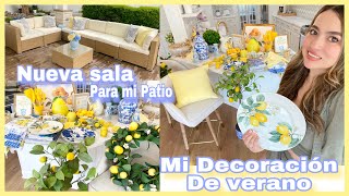 Nueva Sala🍋 Decoración para verano, mi colección de limones