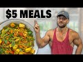 How I stay fit eating $5 meals (Vegan &amp; High Protein)