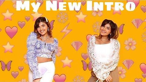 MY NEW YOUTUBE INTRO ! 🥰