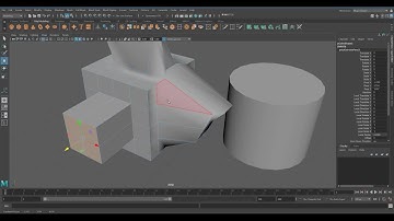 Beginner Tutorial 7 - Autodesk Maya 2018 -  Manipulating & Extruding Faces, Edges, and Vertices