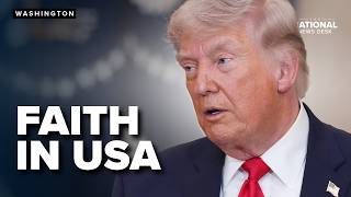 TRUMP hosts FAITH leaders for EASTER