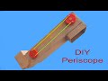How to make periscope from cardboard with adjustable  school project   dm