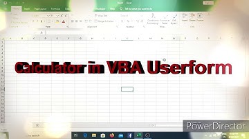 VBA Calculator | Userform Calculator | How to make a calculator in Excel VBA