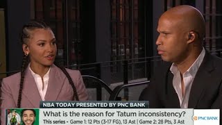 Malika Andrews Shocks Richard Jefferson "Jayson Tatum