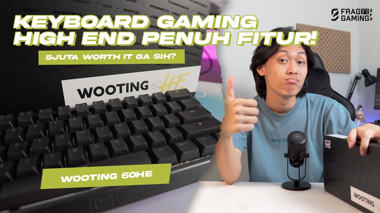 Keyboard 5jt andalan Valorant & CSGO Player | WOOTING 60HE Indonesia ...