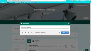 Sharing your Digital Notebook with Students using Google Classroom