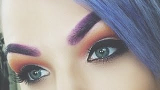 PURPLE OMBRÉ / GRADIENT EYEBROW TUTORIAL