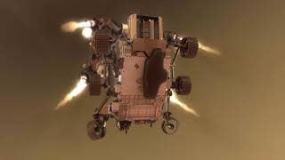 Mars 2020 Perseverance Rover Landing animation
