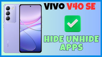 Hide Unhide Apps Vivo V40 SE 5g || How to add privacy permissions On apps || Apps settings