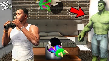 Franklin And Shinchan Playing Hide & Seek Challenge Inside House || Gta 5