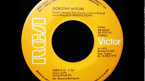 Dorothy Moore - Here It Is - RCA - 1976