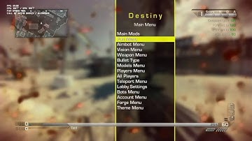 CALL OF DUTY GHOSTS DESTINY MOD MENU CFW FREE DOWNLOAD