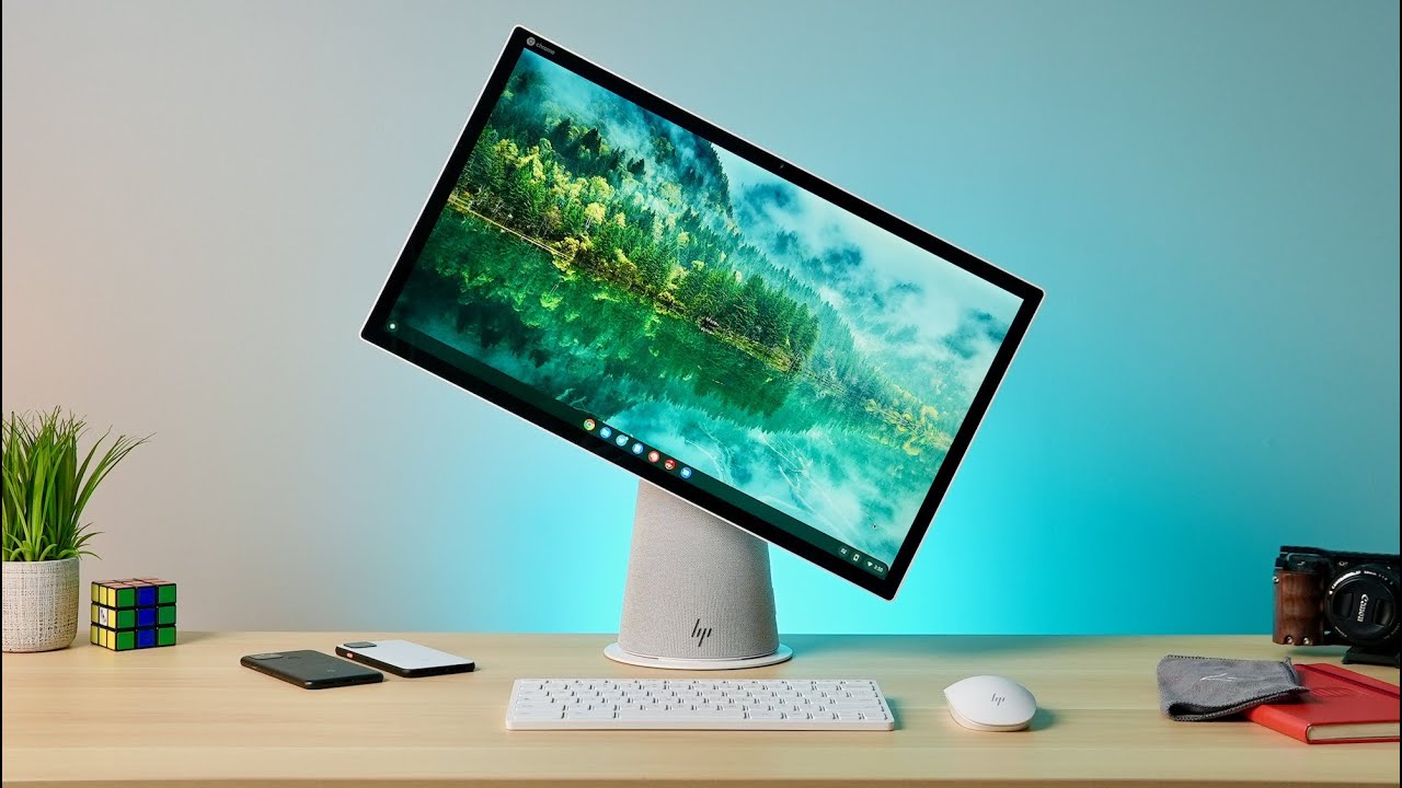HP Chromebase 22 All-In-One Review: Rotation Innovation - YouTube