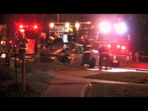 April 15th, 2011, Brantford Ontario @ 5am - Lights went flashing by so we grabbed our gear and went to see what was going on.. The scene was closed off, the highway was blocked so we had to shoot the footage from a VERY far distance from the scene. A single male driver, over the legal...