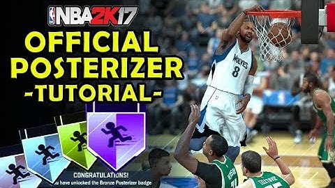 NBA 2k17 How To Get Posterizer
