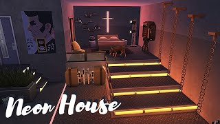 Дом с Неоном в Симс 4 / Neon House The Sims 4 #stopmotion #sims4housebuild #симсанутая #sims4build