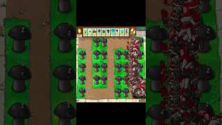 Doom Shroom vs 999 Football Zombies #towerdefense #plantsvszombies #shorts