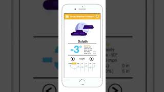 Local Weather Forecast Mobile App screenshot 3