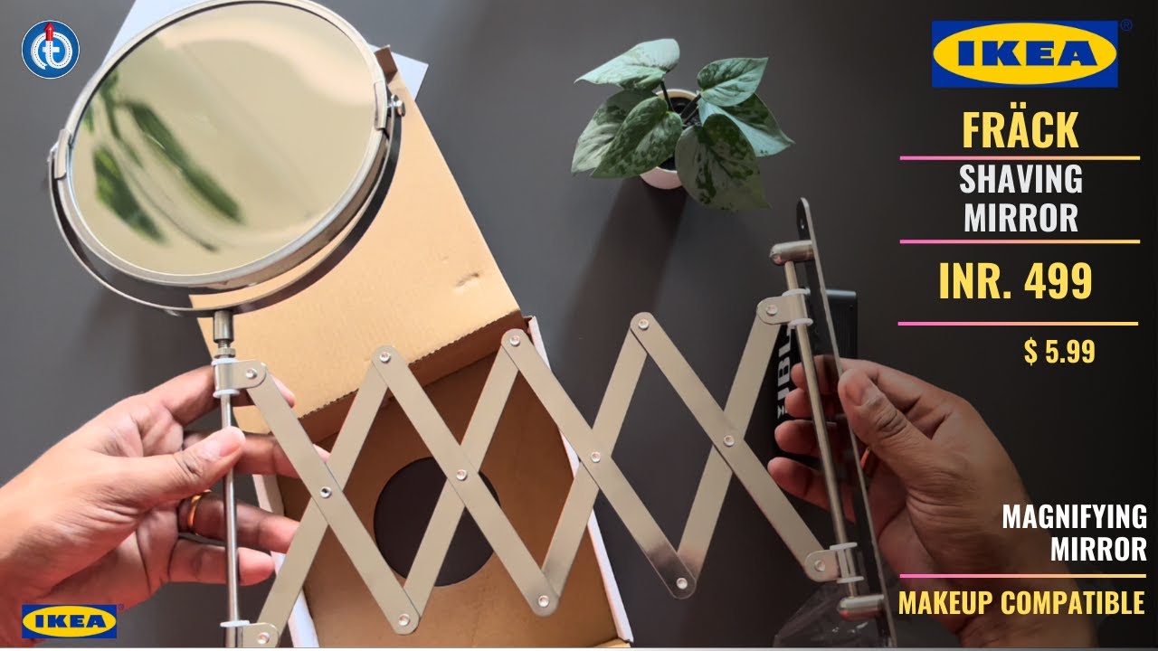 IKEA FRACK Shaving and Makeup Mirror Review