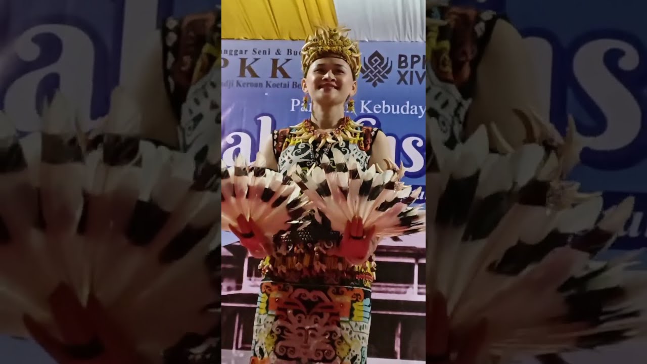 Sape Music And A Dayak Kenyah Beautiful Dancer 