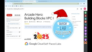 Arcade Hero: Building Blocks VPC I | #qwiklabs | #ARC1202 | [With Explanation🗣️]