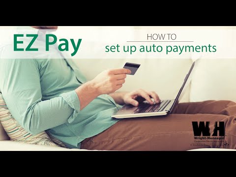 EZ Pay - Setup auto payments