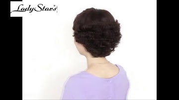 Tóc giả nữ trung niên bằng tóc thật sang trọng