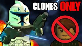 Can You Beat LEGO Star Wars: The Clone Wars With ONLY Clones?