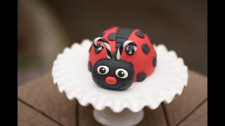 Lady Bug Cake Topper Tutorial (Full Length)