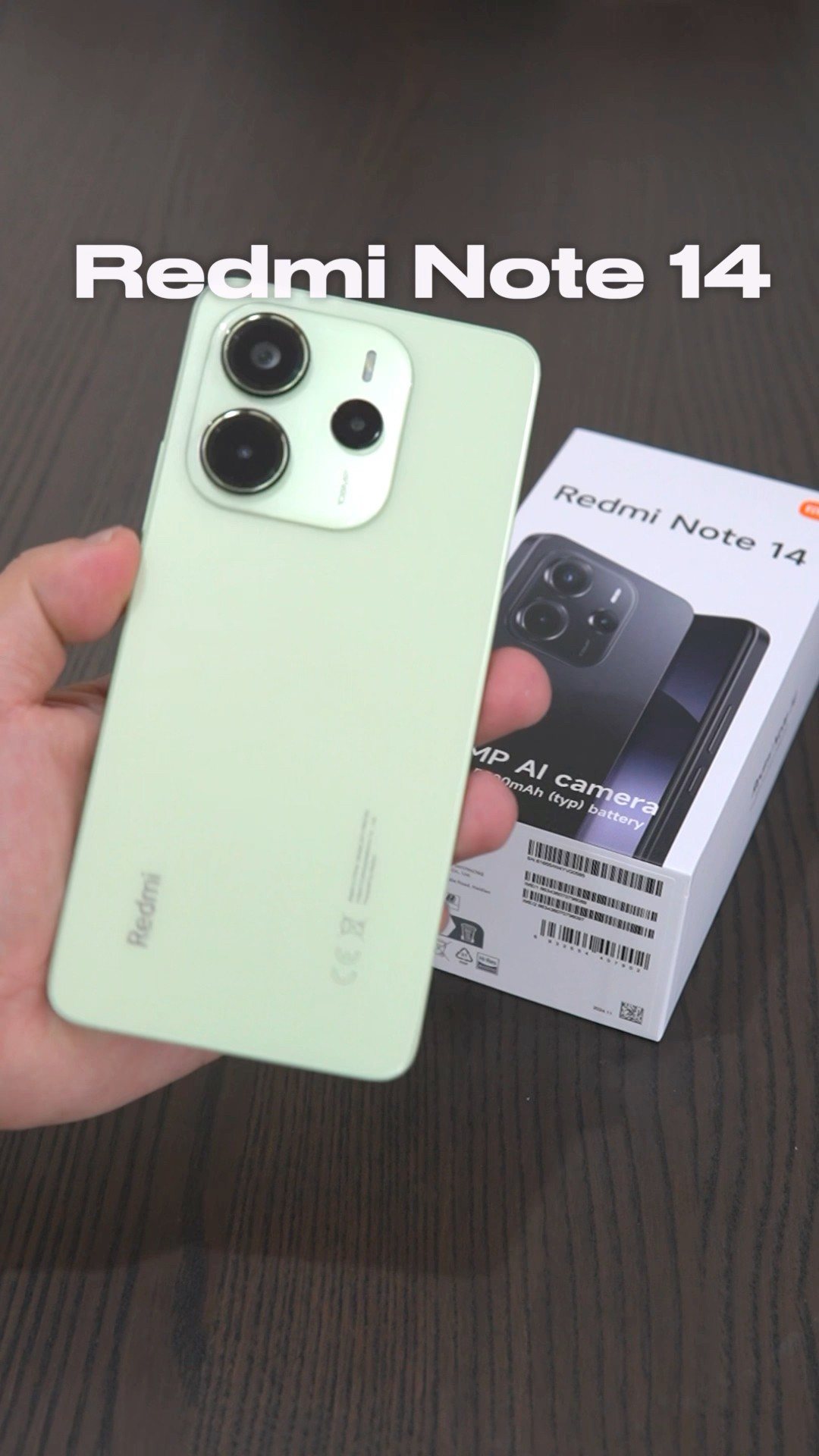 Redmi Note 14 4G (Lime Green) ASMR Unboxing + Gaming Test - YouTube