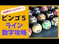ビンゴ5攻略!当選数字に出やすいラインの合計数と数字の組み合わせとは?