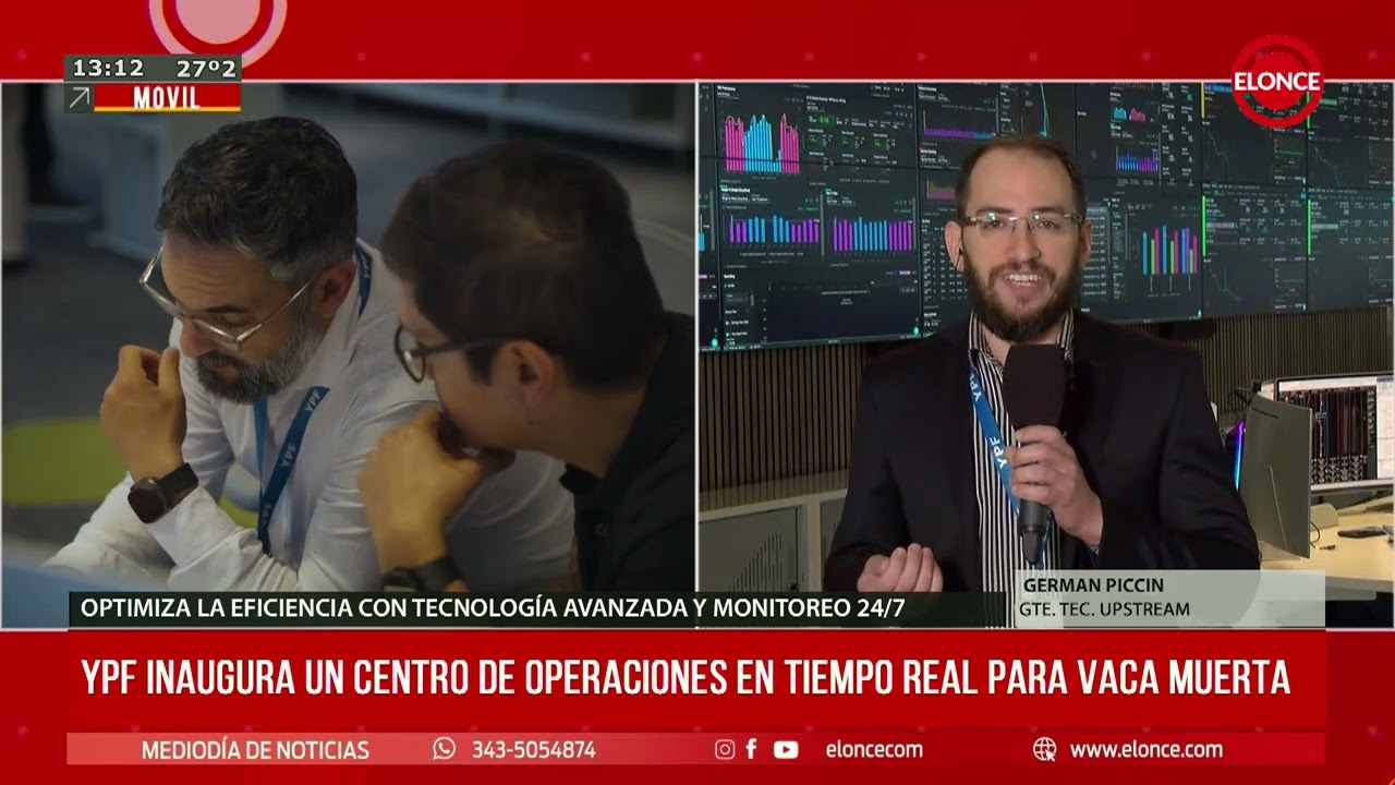 YPF inauguró centro de operaciones: controla en tiempo real los pozos ...