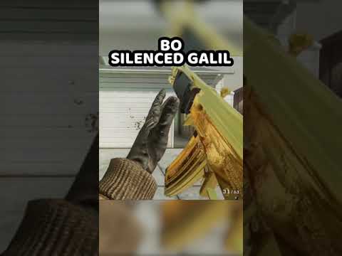 Black Ops 1 Silenced Galil VS Cold War Silenced Grav Comparison #shorts