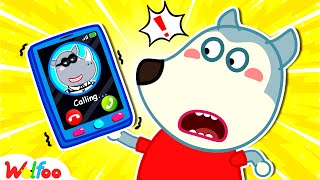 Phone Call from a Stranger, What Should We Do? Wolfoo Kids Safety Tips 🤩@WolfooCanadaKidsCartoon