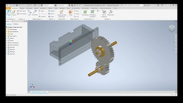 Design Of Gear train By Using Autodesk Inventor Professional 2021