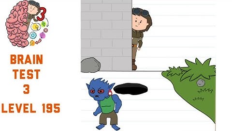 Brain Test 3 Level 195 She must capture that minion Walkthrough