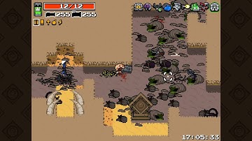 Nuclear Throne - Steroids - Post loop minigun + double minigun + stupid death