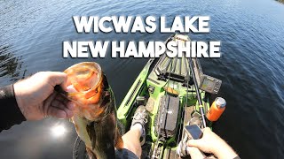 Wicwas Lake Bass Fishing Tournament, New Hampshire - 5 Pound Largemouth Caught During