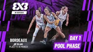 LIVE 🔴 FIBA 3x3 Women's Series Bordeaux Stop 2026 | Pool Phase | #3x3basketball