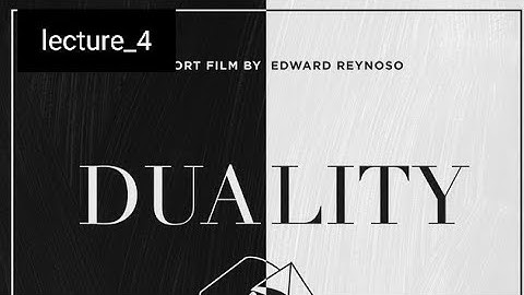 duality unit_5  optimization techniques bsc final year lecture_4