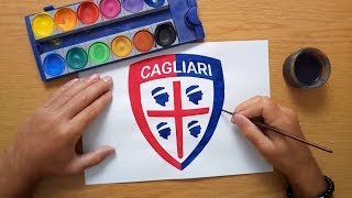 Come Disegnare Il Logo Di Cagliari Calcio - How To Draw The Cagliari Calcio Logo - Serie A