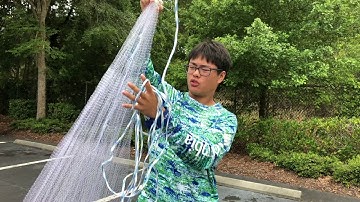 HOW TO THROW 7FT CAST NET (TUTORIAL)
