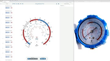 GaugeMaster Pro (beta) - Refrigerant pressure/temperature gauge