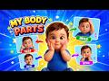 Learn Body Parts for Kids | Preschool Vocabulary Game | Point to Your Face! | DugDugi TV