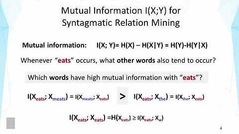 DATA MINING   3 Text Mining and Analytics   2 3 Syntagmatic Relation Discovery Mutual Information Pa